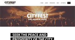 Desktop Screenshot of cityfest.org